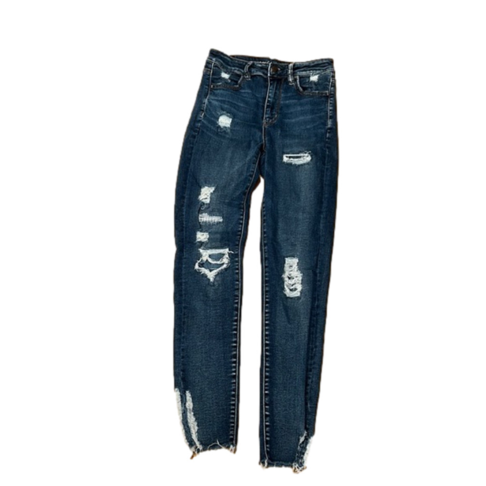 American eagle size 4 super hi-rise Jeggings good condition - Picture 1 of 6